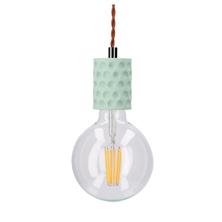 Lámpara Colgante IP20 Bloom E27 23W Cemento Forlight DE-0520-CEM