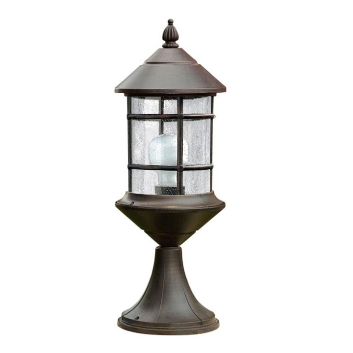 Baliza IP23 Siros E27 100W Marrón óxido 1340lm Forlight PX-0026-OXI