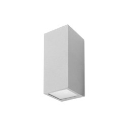 Aplique IP44 Cube Small GU10 35W Gris 2670lm Forlight PX-0056-GRI