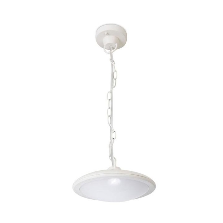 Lámpara Colgante IP44 Pergola LED 7.5W 3000K Blanco 533lm Forlight PX-0105-BLA