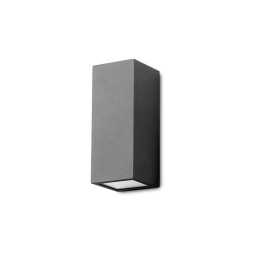 Aplique IP44 Cube Big E27 75W Negro 2200lm Forlight PX-0127-NEG