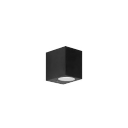 Aplique IP44 Kubo Single Emission GU10 7W Negro Forlight PX-0140-NEG
