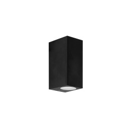 Aplique IP44 Kubo Double Emission GU10 7W Negro Forlight PX-0141-NEG