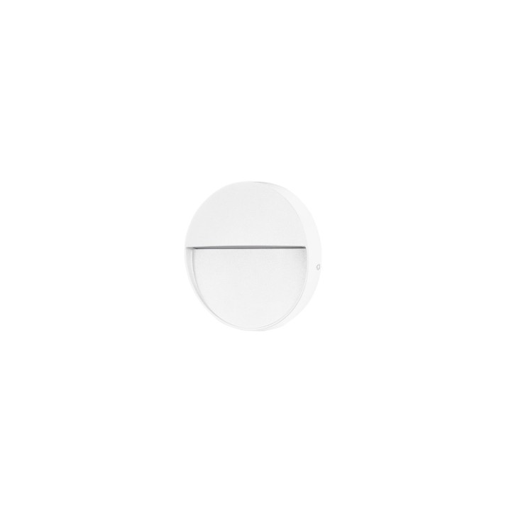 Lámpara Empotrable de pared IP65 Nod Round LED 2.6W 3000K Blanco Forlight PX-0351-BLA
