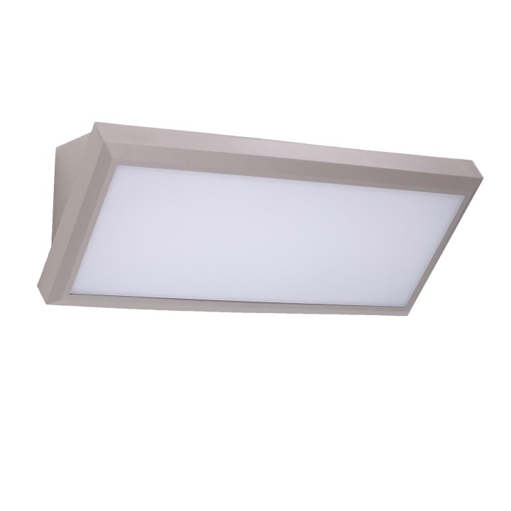 Aplique IP65 Samper LED 10.5W 3000K Gris 615lm Forlight PX-0353-GRI