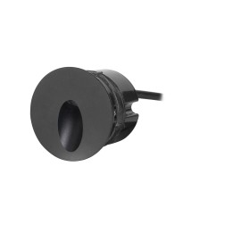 Lámpara Empotrable de pared IP65 ICON ROUND BLACK LED 2.2W 3000K Negro Forlight PX-0358-NEG