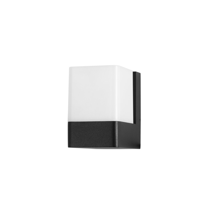 Aplique IP44 OPALO LED 9.4W 3000K Negro Forlight PX-0372-NEG