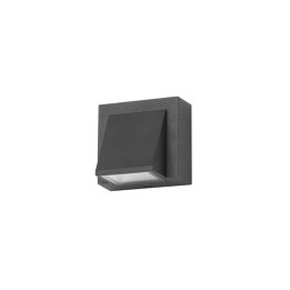 Aplique IP54 Loyd Single Emission LED 2.1W 3000K Negro 96lm Forlight PX-0395-NEG