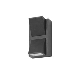 Aplique IP54 Loyd Double Emission LED 4.1W 3000K Negro 155lm Forlight PX-0396-NEG