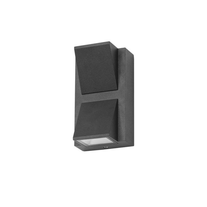 Aplique IP54 Loyd Double Emission LED 4.1W 3000K Negro 155lm Forlight PX-0396-NEG