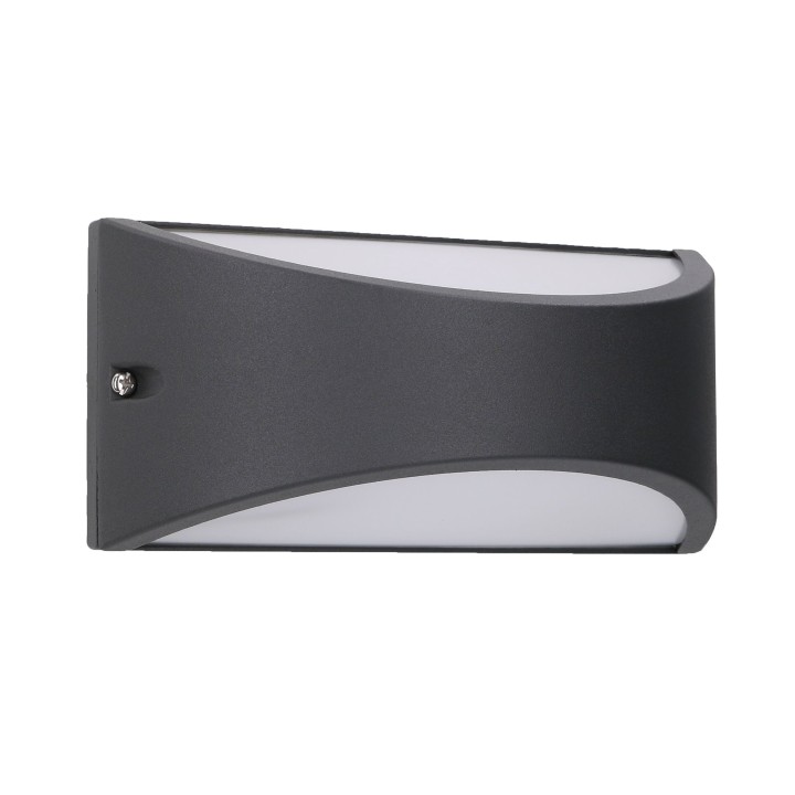 Aplique IP54 Kapa LED 8.7W 3000K Gris urbano 444lm Forlight PX-0468-ANT