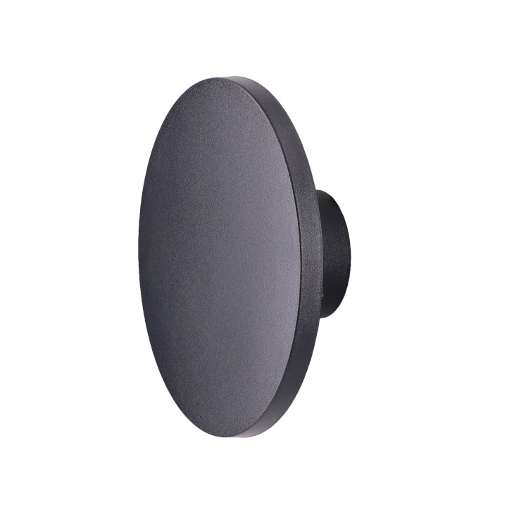 Aplique IP44 Yika LED 6.3W 3000K Negro 677lm Forlight PX-0486-NEG