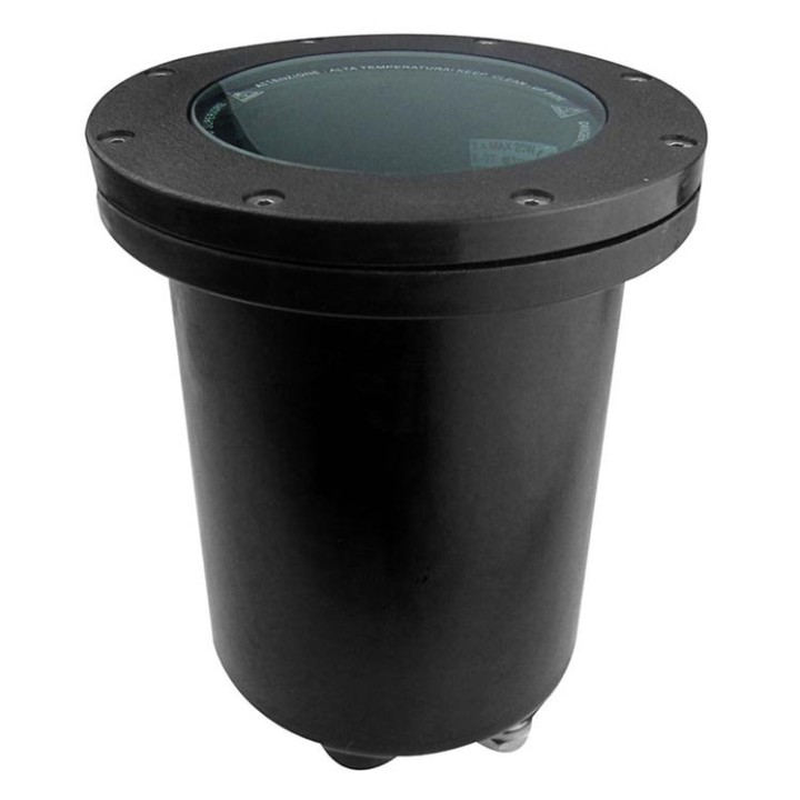 Lámpara Empotrable de suelo IP65-IP67 Tidian Ø172mm E27 60W Negro 1060lm Forlight PX-1200-NEG