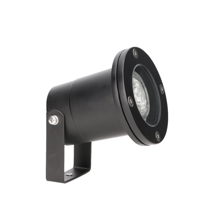 Proyector IP65 Post GU10 50W Negro 370lm Forlight PX-1400-NEG