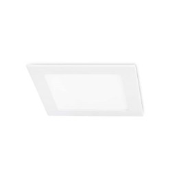 Downlight IP23 Easy Square 225mm LED 15.5W 3000K Blanco 1371lm Forlight TC-0156-BLA
