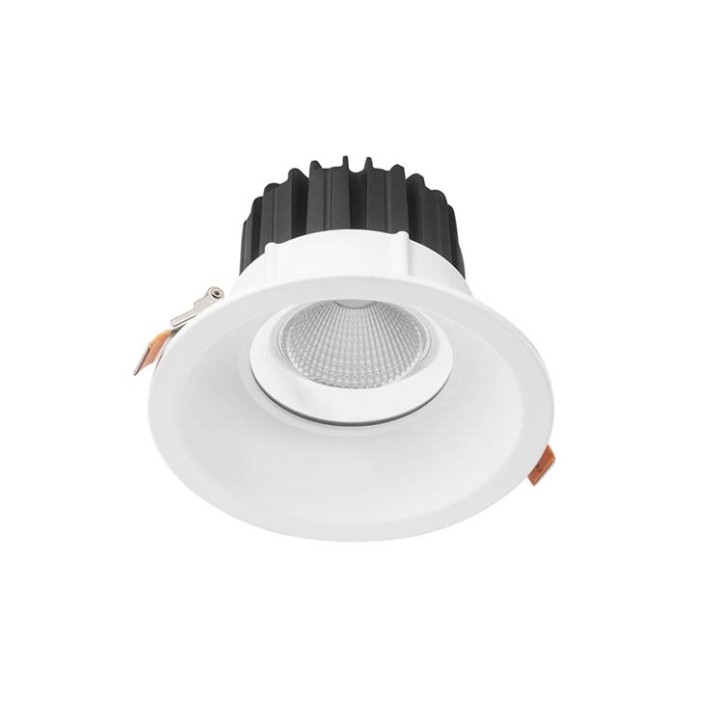 Downlight IP44 Dorit Ø166mm LED 17.3W 3000K Blanco 1722lm Forlight TC-0350-BLA