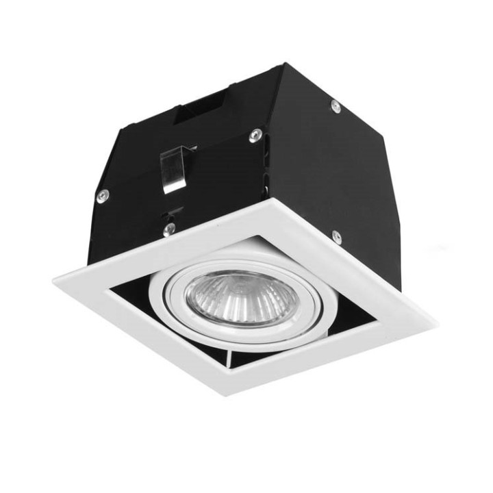 Downlight IP23 Cardan Simple GU10/G5.3 50W Blanco 857lm Forlight TC-1400-BLA