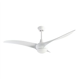 Ventilador de Techo Helix LED 6W 3000K Blanco Blanco 274lm Forlight VE-0002-BLA