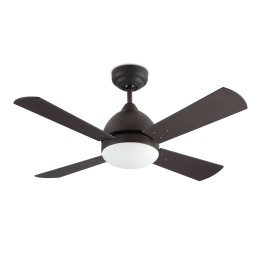 Ventilador de Techo Borneo E27 1515W Marrón Wengue Madera haya Forlight VE-0006-MAR