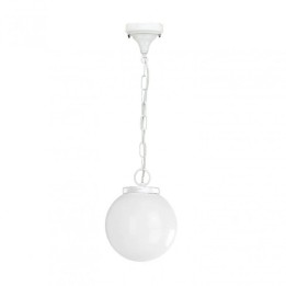 Suspensión clásica BOOM IP43 E27 42W Blanco DOPO 036A-G05X1A-01