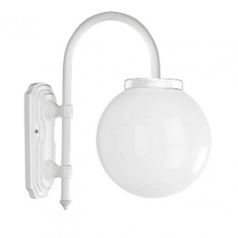 Aplique clásico BOOM IP43 E27 42W Blanco DOPO 036B-G05X1A-01