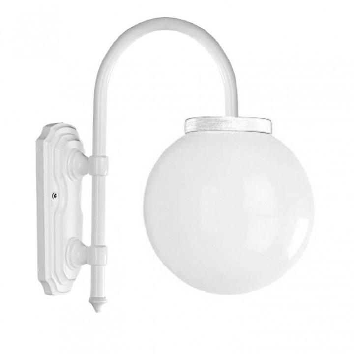 Aplique clásico BOOM IP43 E27 42W Blanco DOPO 036B-G05X1A-01