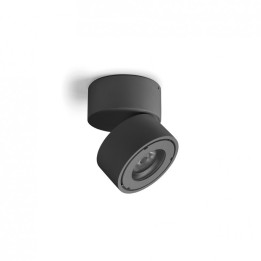 Proyector superficie tilt DISC IP65 LED COB 8.60W 1098lm CRI80 2700K 14º Antracita CRISTHER 1000A-L3009B10-04