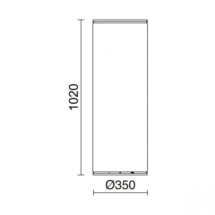 Pie de salón AKIRO Large LED T8 2x14W 1715lm CRI80 3000K Negro Lino-saco EXO 1014D-L3114B-02-SC