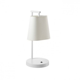 Sobremesa NEMO E27 40W Blanco Beige Dreams EXO 1017B-G05X1A-01-D2