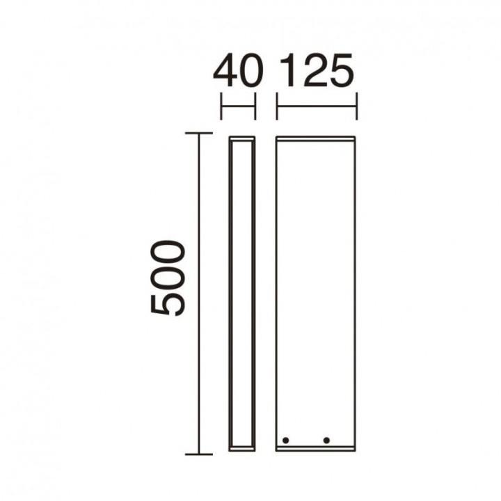 Baliza TURRET IP65 LED SMD 10W 1300lm CRI80 3000K 106º 500mm Antracita CRISTHER 1018A-L3109AA0-04
