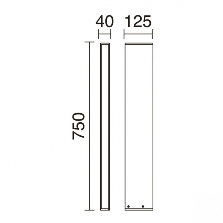 Baliza TURRET IP65 LED SMD 13W 1750lm CRI80 3000K 106º 750mm Antracita CRISTHER 1018B-L3112AA0-04