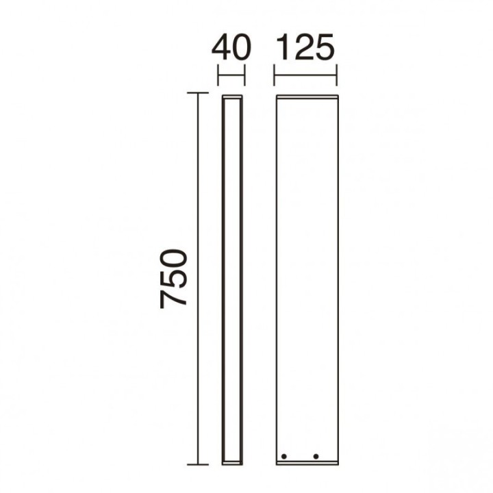 Baliza TURRET IP65 LED SMD 13W 1850lm CRI80 4000K 106º 750mm Antracita CRISTHER 1018B-L3312AA0-04