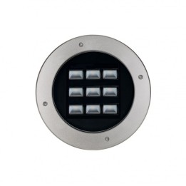 Empotrable suelo MALVA Asymmetric IP67 LED COB 26W 3670lm CRI80 4000K 25º Inox CRISTHER 1023E-L3325B30-30