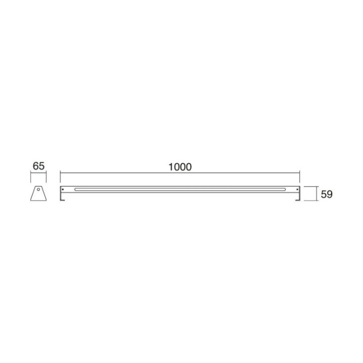 Proyector superficie tilt LANCE IP65 LED SMD AC 15W 1500lm CRI80 3000K 80º Antracita CRISTHER 1024C-L3115BX0-04
