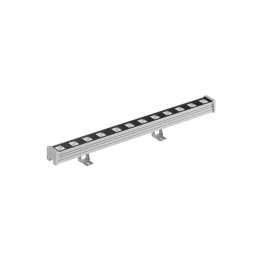 Proyector superficie tilt RIGA IP66 DMX512 LED SMD RGBW 18W 1200lm 4000K 15º/45º Gris DOPO 1025C-L1418FKX-03