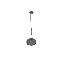Suspensión KRISTA D240 Corte de fase C LED SMD AC 19W 830lm CRI90 2700K Negro Fumé gris EXO 1028H-L38RCB-02-FG