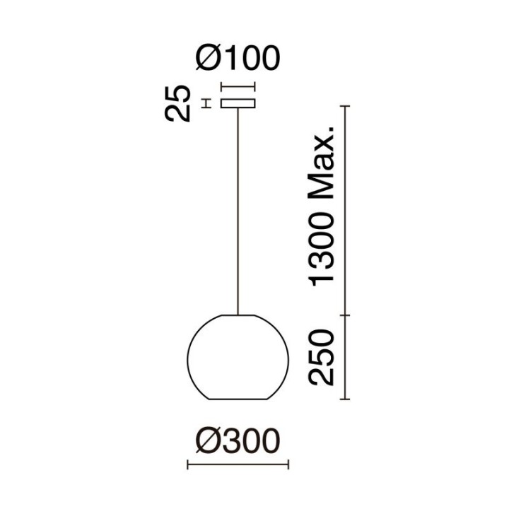Suspensión NATURAL Small E27 15W Negro Mimbre claro EXO 1029A-G05X1A-02-M1