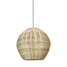 Suspensión NATURAL Medium E27 15W Negro Mimbre claro EXO 1029B-G05X1A-02-M1