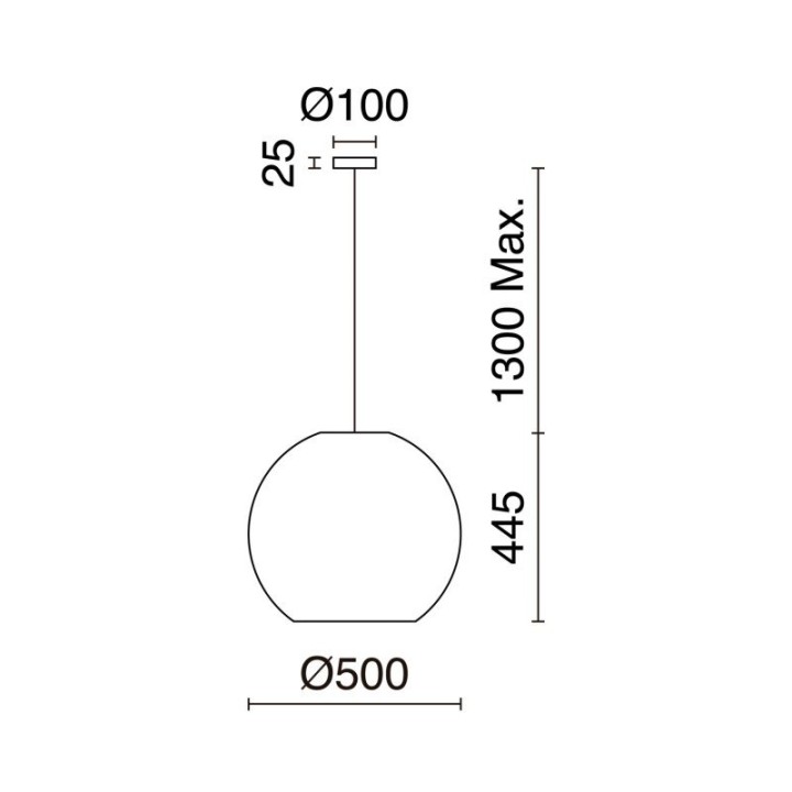 Suspensión NATURAL Medium E27 15W Negro Mimbre claro EXO 1029B-G05X1A-02-M1
