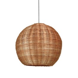 Suspensión NATURAL Large Negro Mimbre oscuro EXO 1029C-G05X1A-02-M2