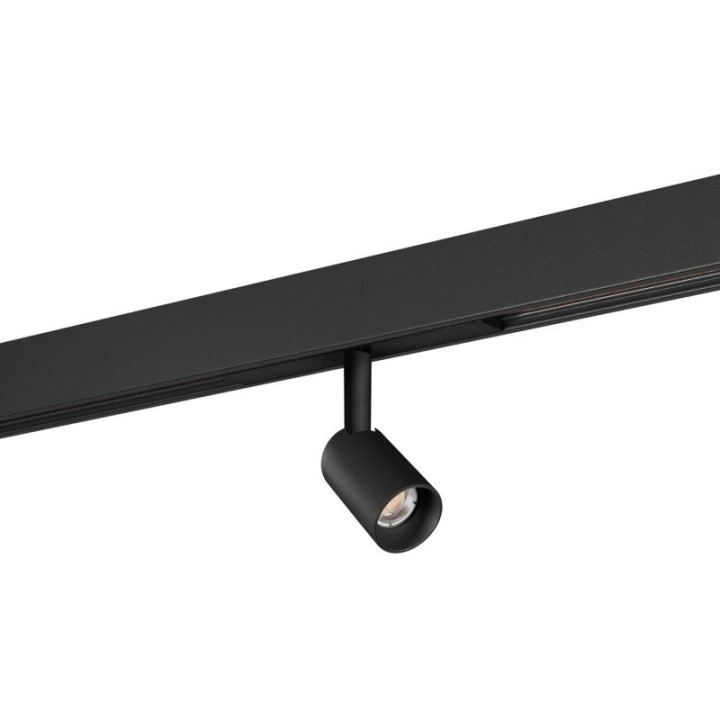 Proyector carril 48V tilt CRETE1 LED COB 6.60W 668lm CRI90 3000K 20º Negro INDELUZ 1032A-L3907V20-02