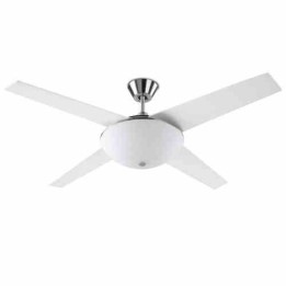 Ventilador de techo con Luz AUKENA Niquel Satinado