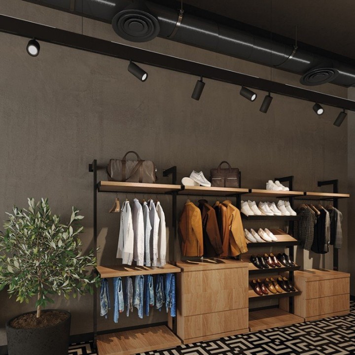 Proyector carril 48V tilt CRETE1 Dali LED COB 18.10W 1783lm CRI90 2700K 20º Negro INDELUZ 1032C-L3818V2D-02