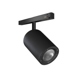 Proyector carril 48V tilt CRETE1 LED COB 12.90W 1208lm CRI90 3000K 12º/46º Negro INDELUZ 1032D-L3913VV0-02