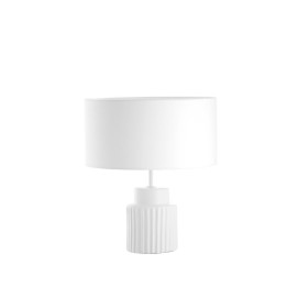 Sobremesa CERAMIC E27 15W Blanco Algodón blanco EXO 1033B-G05X1A-01-CA