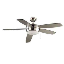 Ventilador de techo con luz SAMAL Niquel Satinado