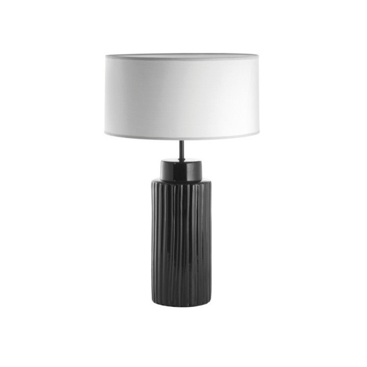 Sobremesa CERAMIC E27 15W Negro Algodón gris EXO 1033C-G05X1A-02-CK