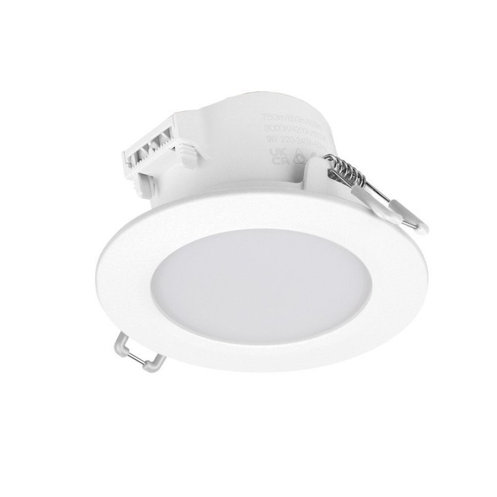 Empotrable techo KRAO IP65 Corte de fase C LED SMD AC 10.50W 850lm/1000lm/950lm CRI80 2700K/3000K/4000K 100º Blanco INDELUZ 1036