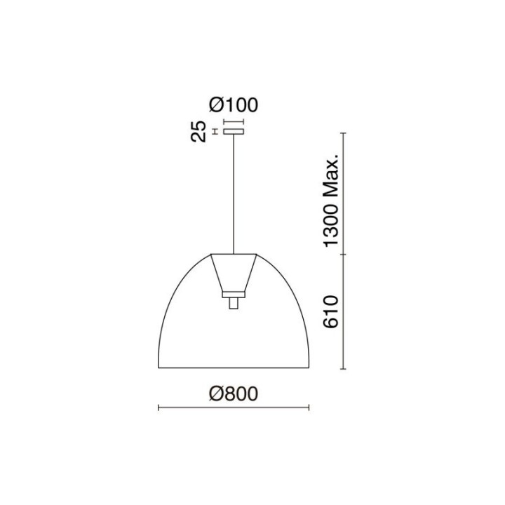 Suspensión VIETNAM XL E27 15W Negro Mimbre oscuro EXO 1037B-G05X1A-02-M2