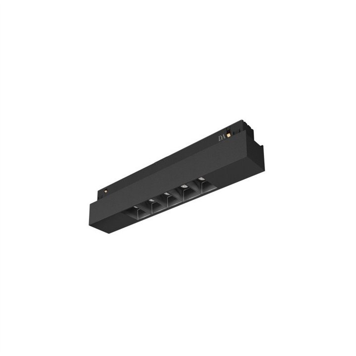 Proyector carril 48V CRETE2 LED SMD 7.50W 810lm CRI90 3000K 36º Negro INDELUZ 1038A-L3908V30-02